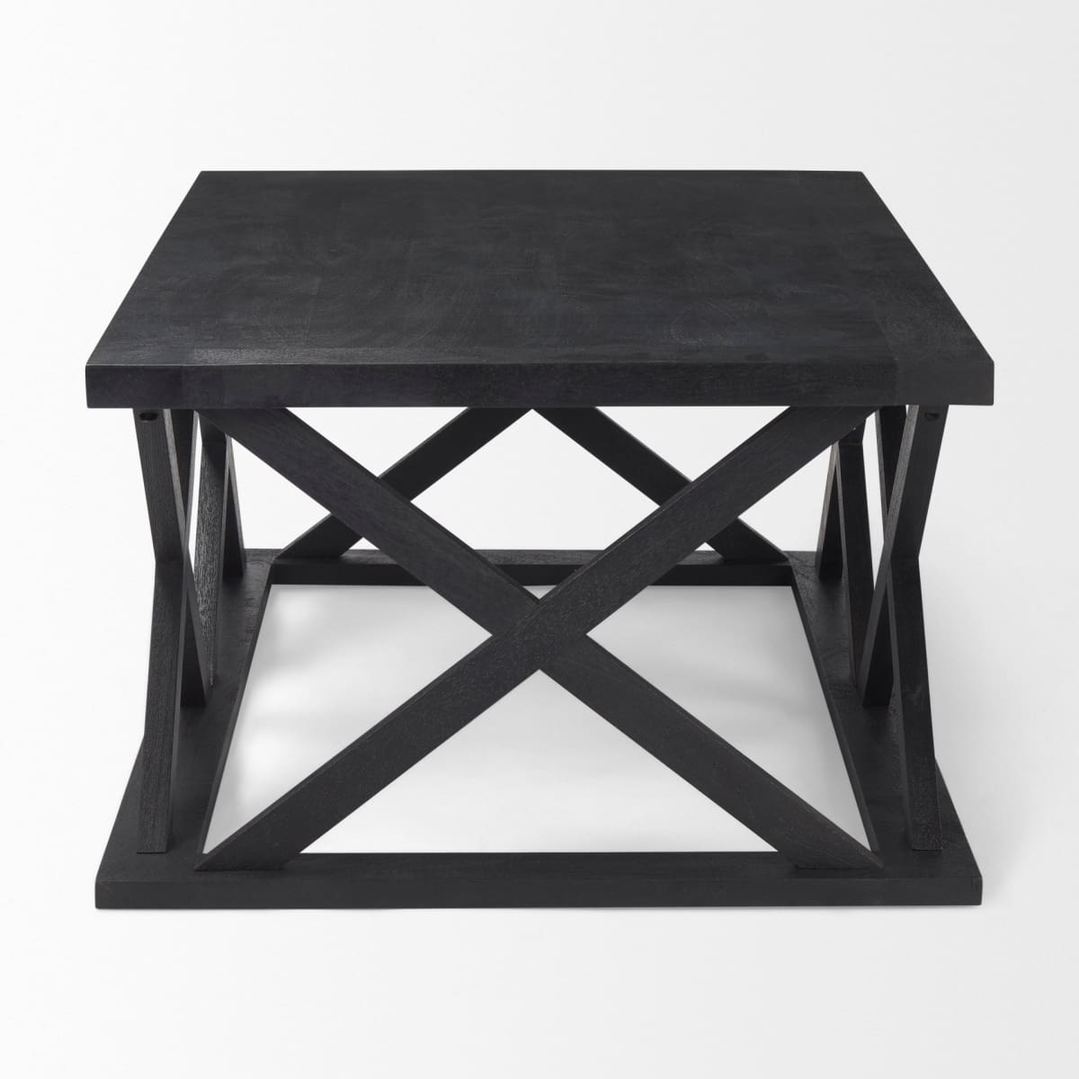 Forsey Rectangular Coffee Table Dark Brown Wood - coffee-tables