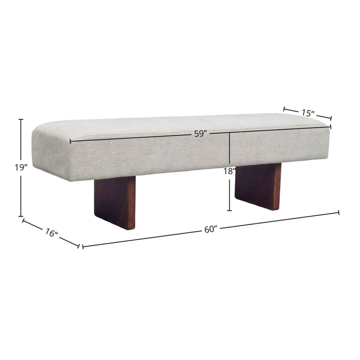 Francesca Bench - lh-import-dining-benches