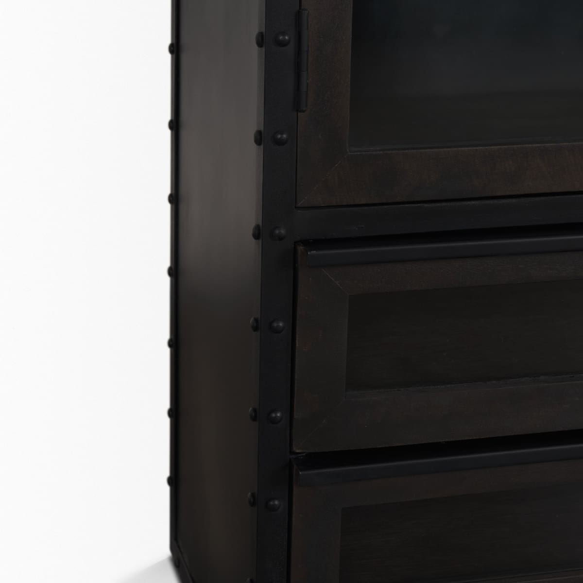 Gehry Cabinet Black Metal - cabinets