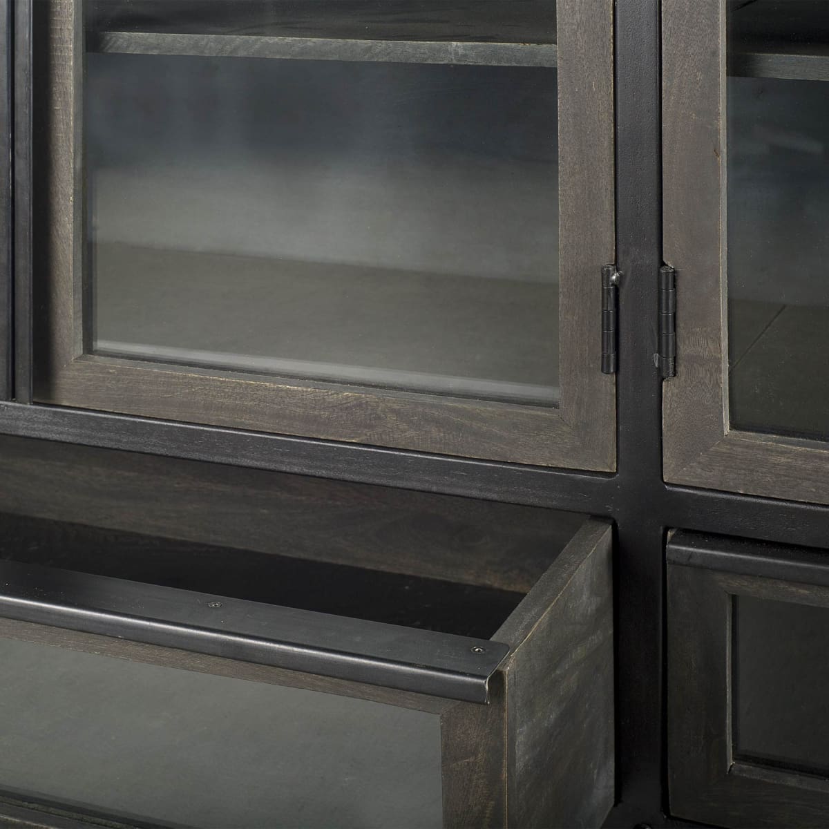 Gehry Sideboard Black Metal - sideboards-and-buffets