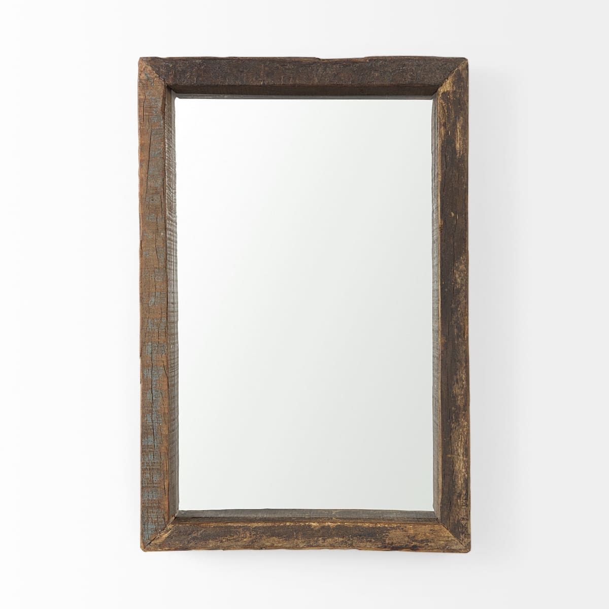 Gervaise Wall Mirror Brown Wood | 12L x 2W x 18H - wall-mirrors-grouped