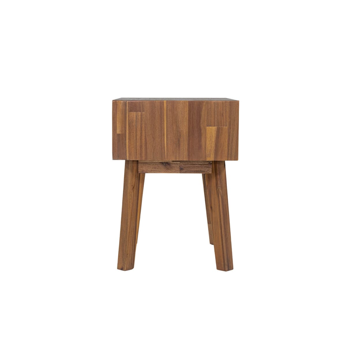 Gia 1 Drawer Nightstand - Warm Pecan - lh-import-nightstands