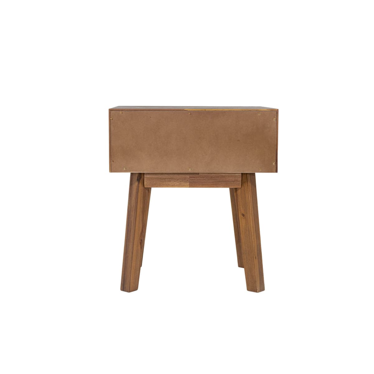 Gia 1 Drawer Nightstand - Warm Pecan - lh-import-nightstands