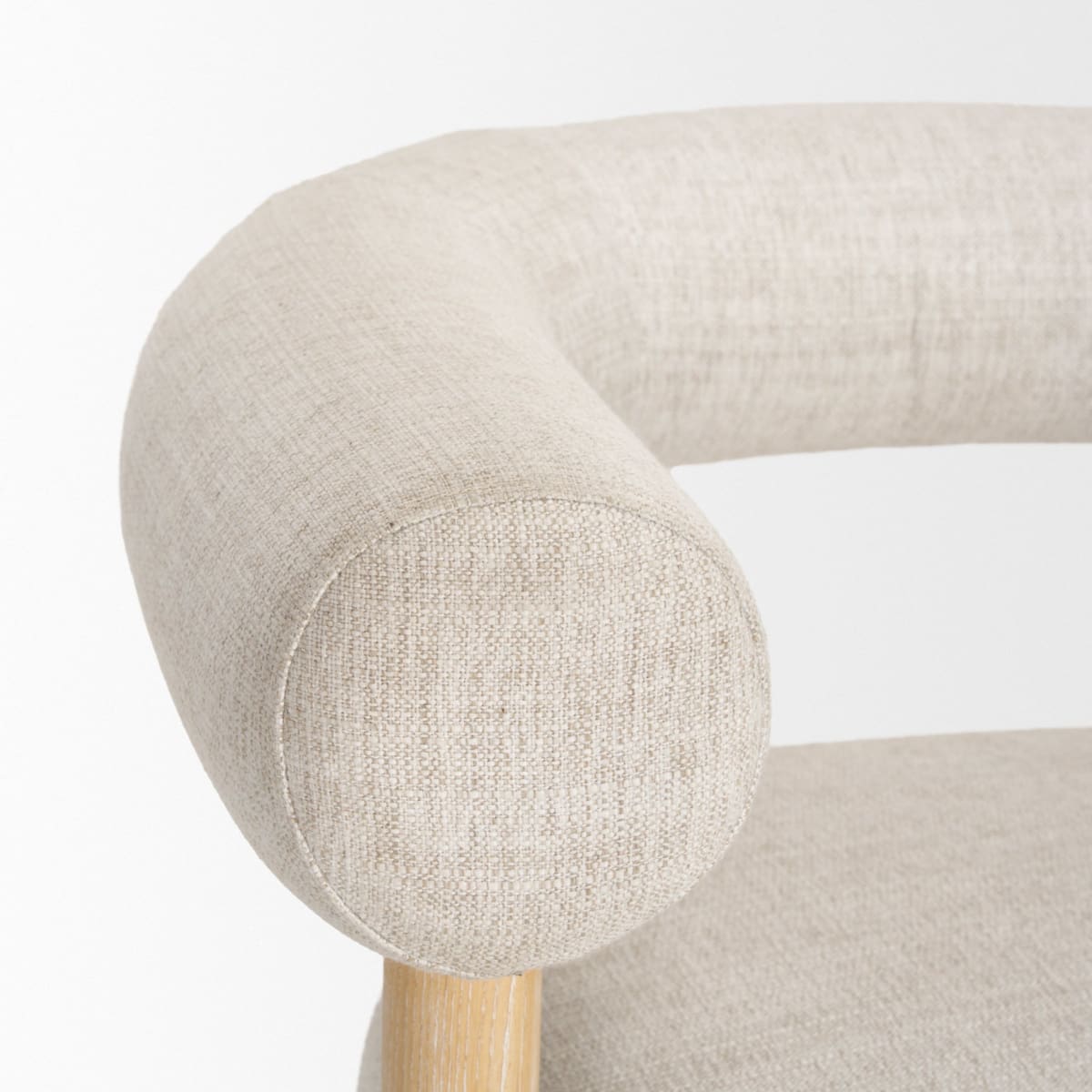Gianna Upholstered Accent Chair Light Brown | Oatmeal - accent-chairs
