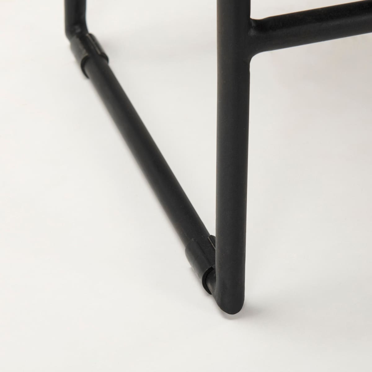 Givens Wood Seat Bar Counter Stool Black Wood | Black Metal | Counter - bar-stools