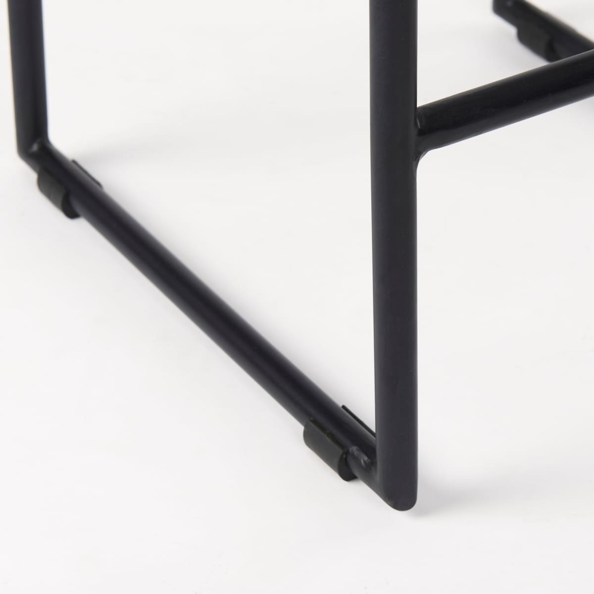 Givens Wood Seat Bar Counter Stool Natural Wood | Black Metal | Counter - bar-stools