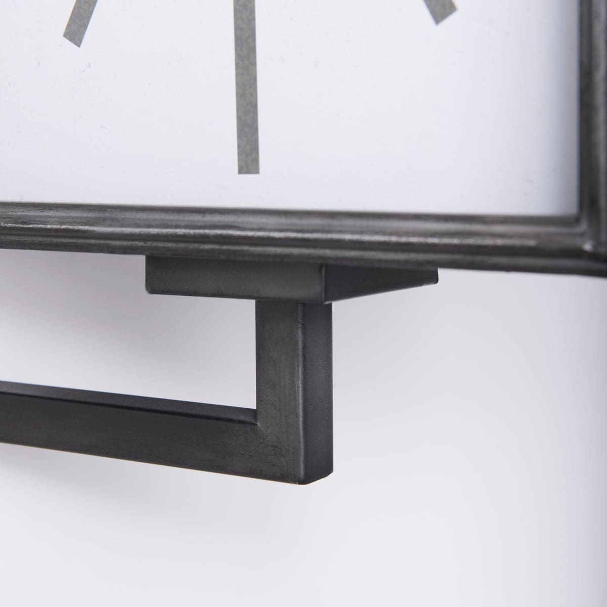Hagar Wall Clock Gray Metal - wall-clocks