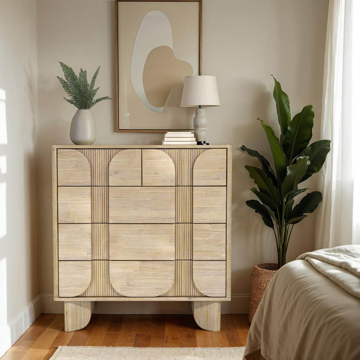 Haru 5 Drawer Chest - lh-import-dressers