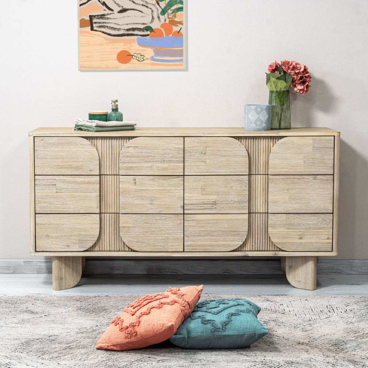 Haru 6 Drawer Dresser - lh-import-dressers
