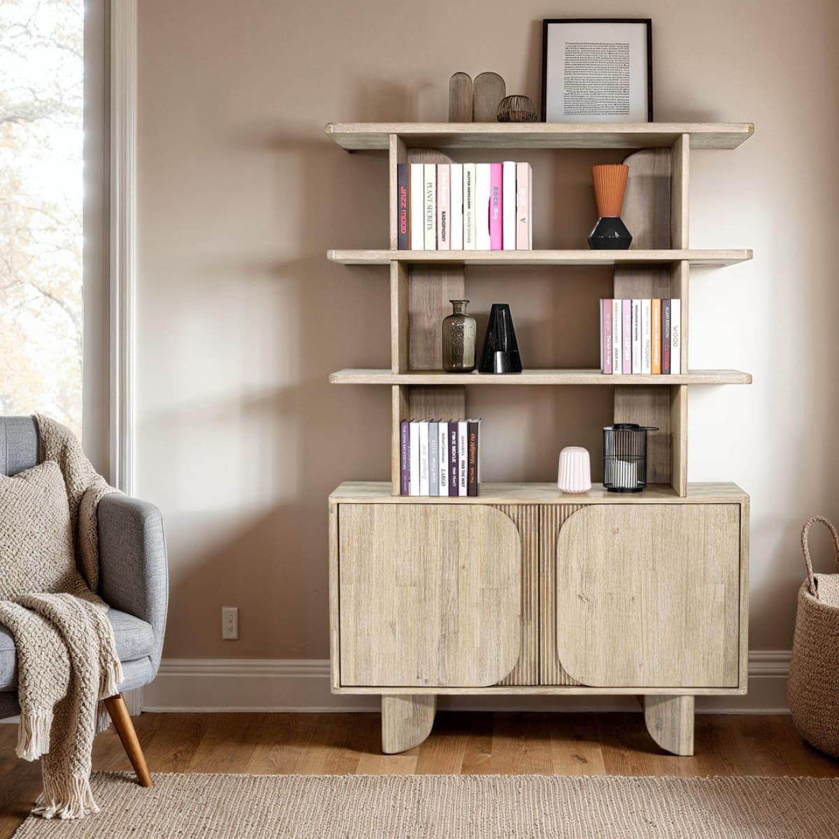 Haru Bookcase - lh-import-bookcases