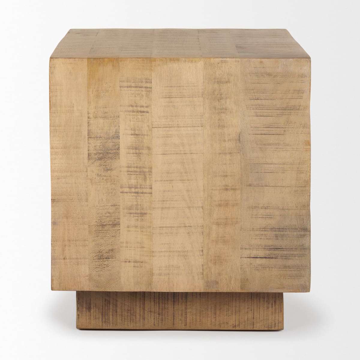 Hayden End Side Table Light Brown Wood | 11’’ Square - end-and-side-tables