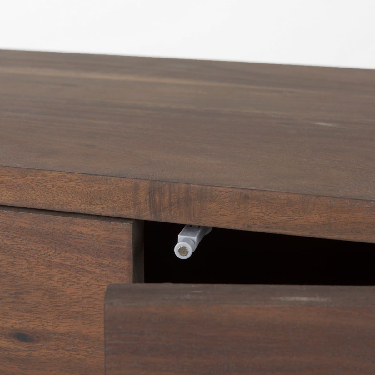Hemlock Sideboard Brown Wood | Black Resin - sideboards-and-buffets