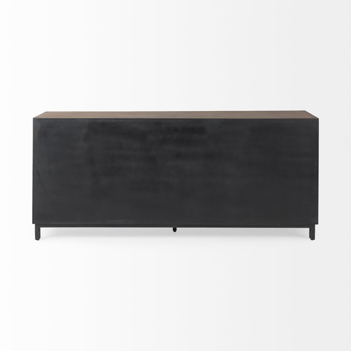 Hemlock Sideboard Brown Wood | Black Resin - sideboards-and-buffets