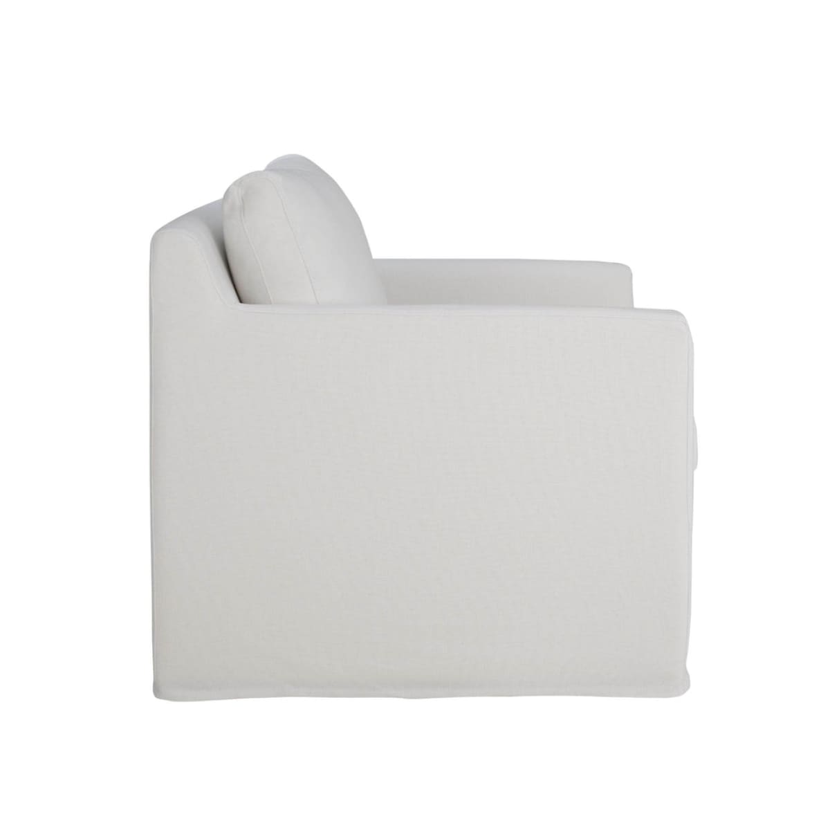 Heston Club Chair - White Linen - lh-import-accent-club-chairs