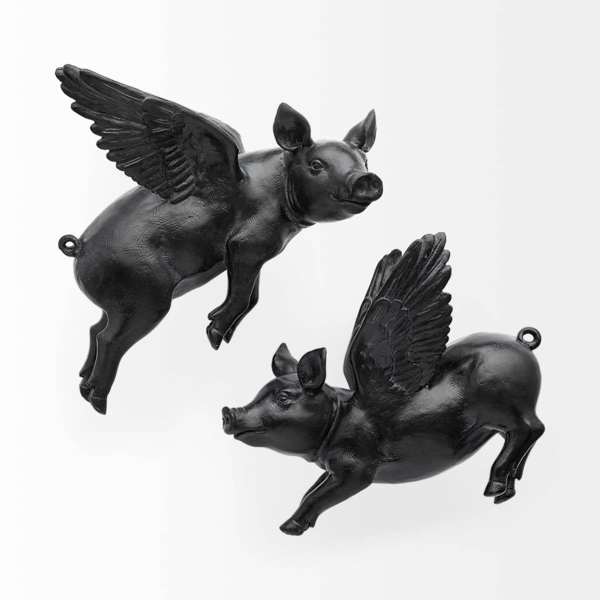 Hogbadi Wall Decor Black Resin - alternative-wall-decor
