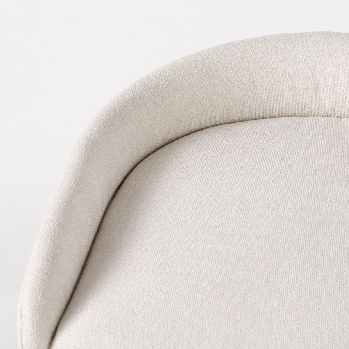 Hollyfield Upholsterd Seat Bar Counter Stool Cream Fabric | Gold Metal | Bar - bar-stools