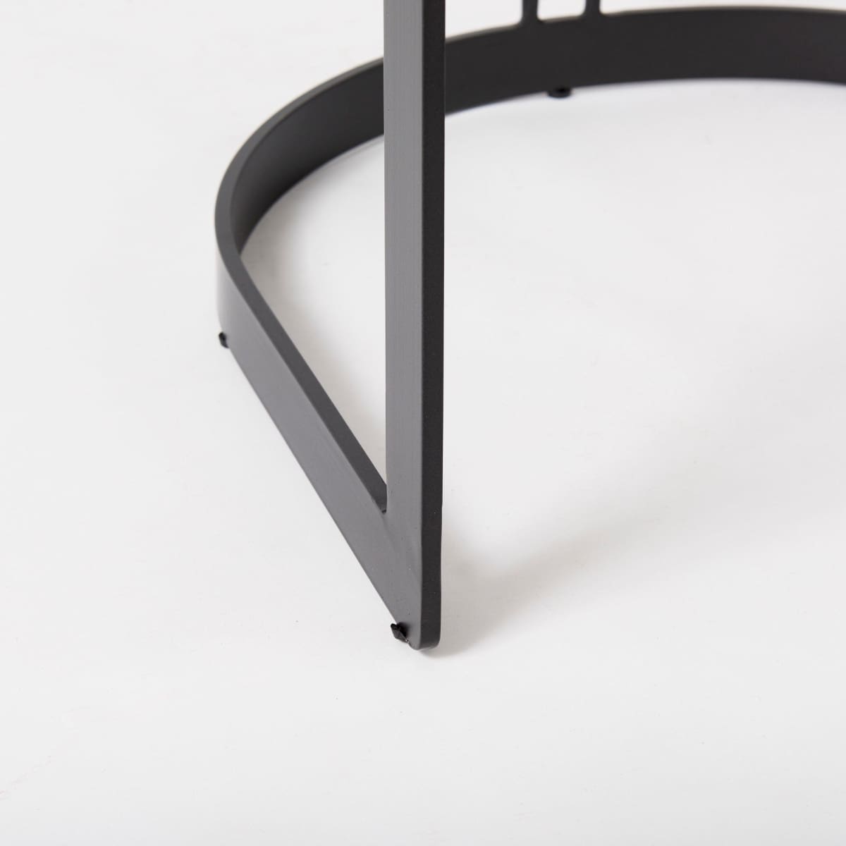 Hollyfield Upholsterd Seat Bar Counter Stool Gray Fabric | Gray Metal | Bar - bar-stools
