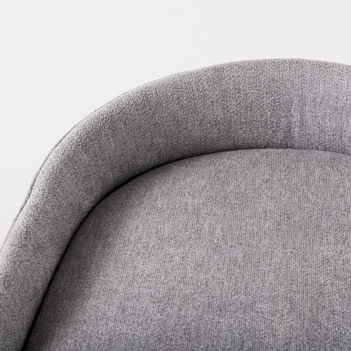 Hollyfield Upholsterd Seat Bar Counter Stool Gray Fabric | Gray Metal | Bar - bar-stools