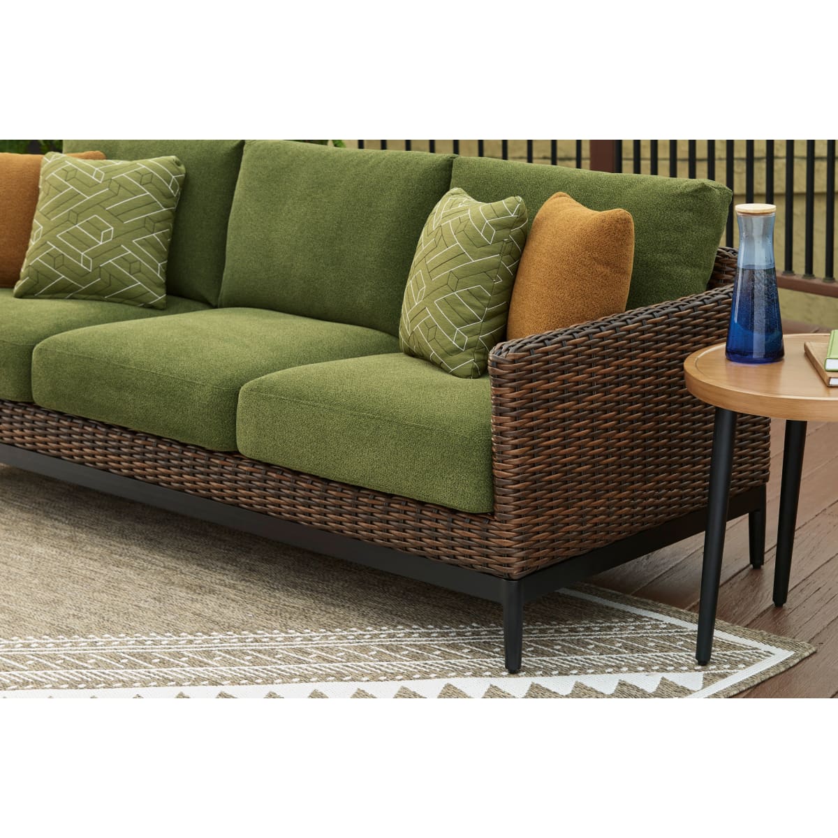 Horizon Hall Outdoor Sofa with Cushion - Outdoor Sofa