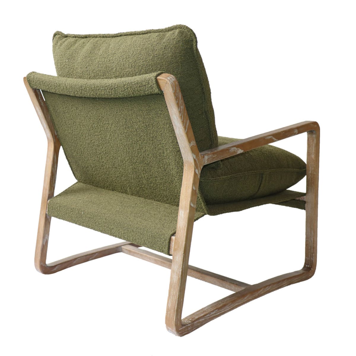 Huntington Club Chair - Moss Boucle - lh-import-accent-club-chairs