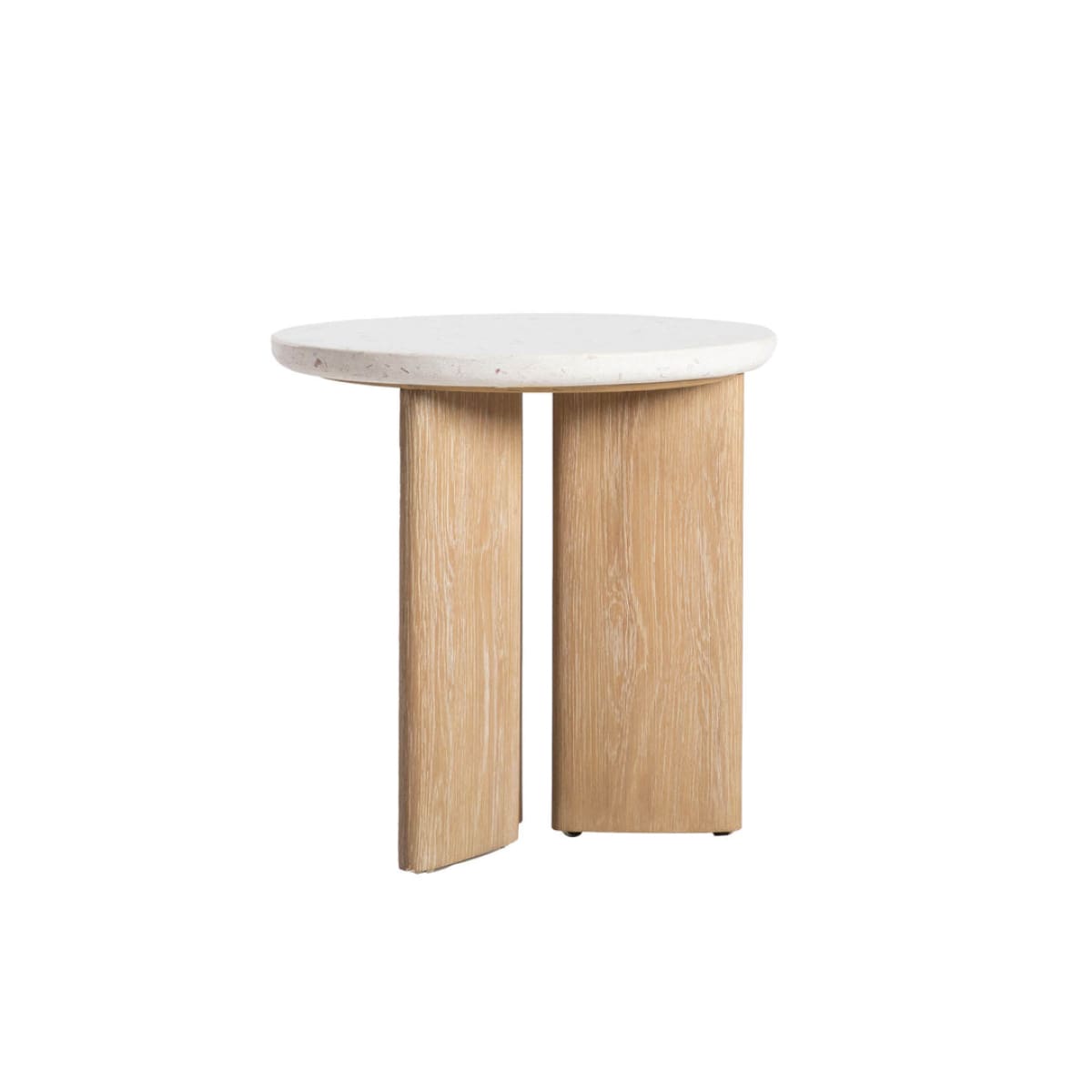 Infinity Side Table - Seashell Finish - lh-import-side-tables