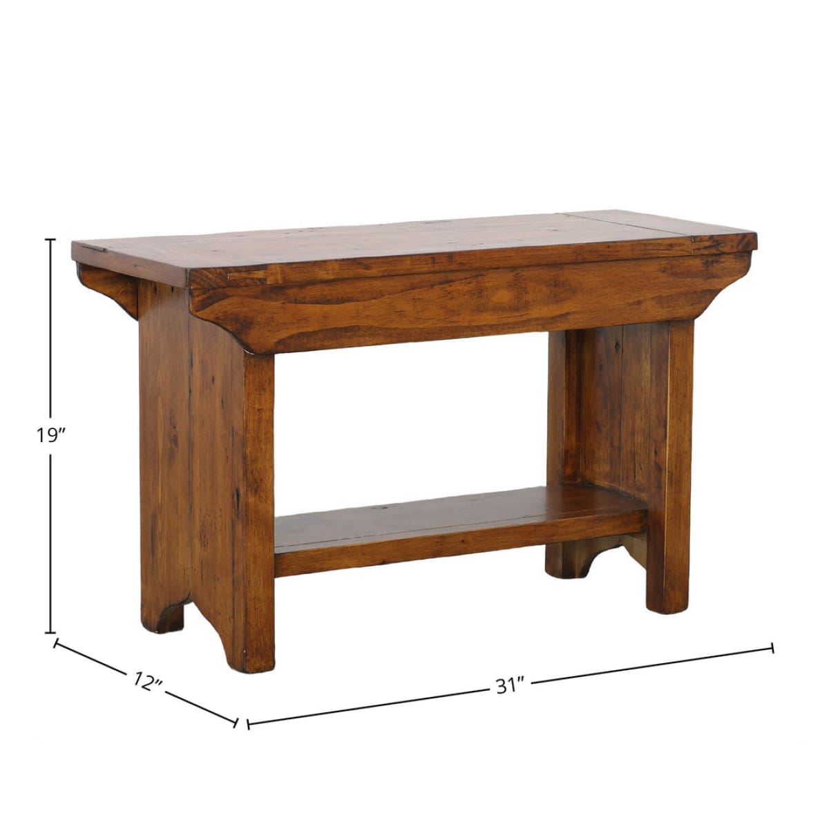 Irish Coast Small Bench - African Dusk - lh-import-dining-benches