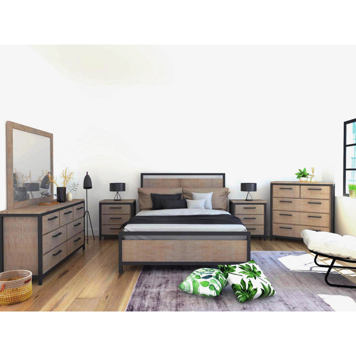 Irondale 7 Drawer Dresser - lh-import-dressers