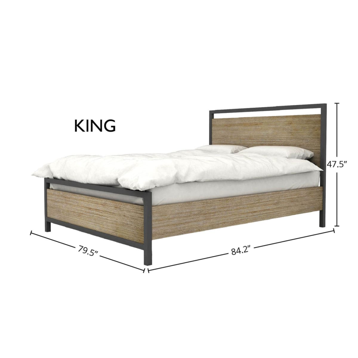 Irondale King Bed - lh-import-beds
