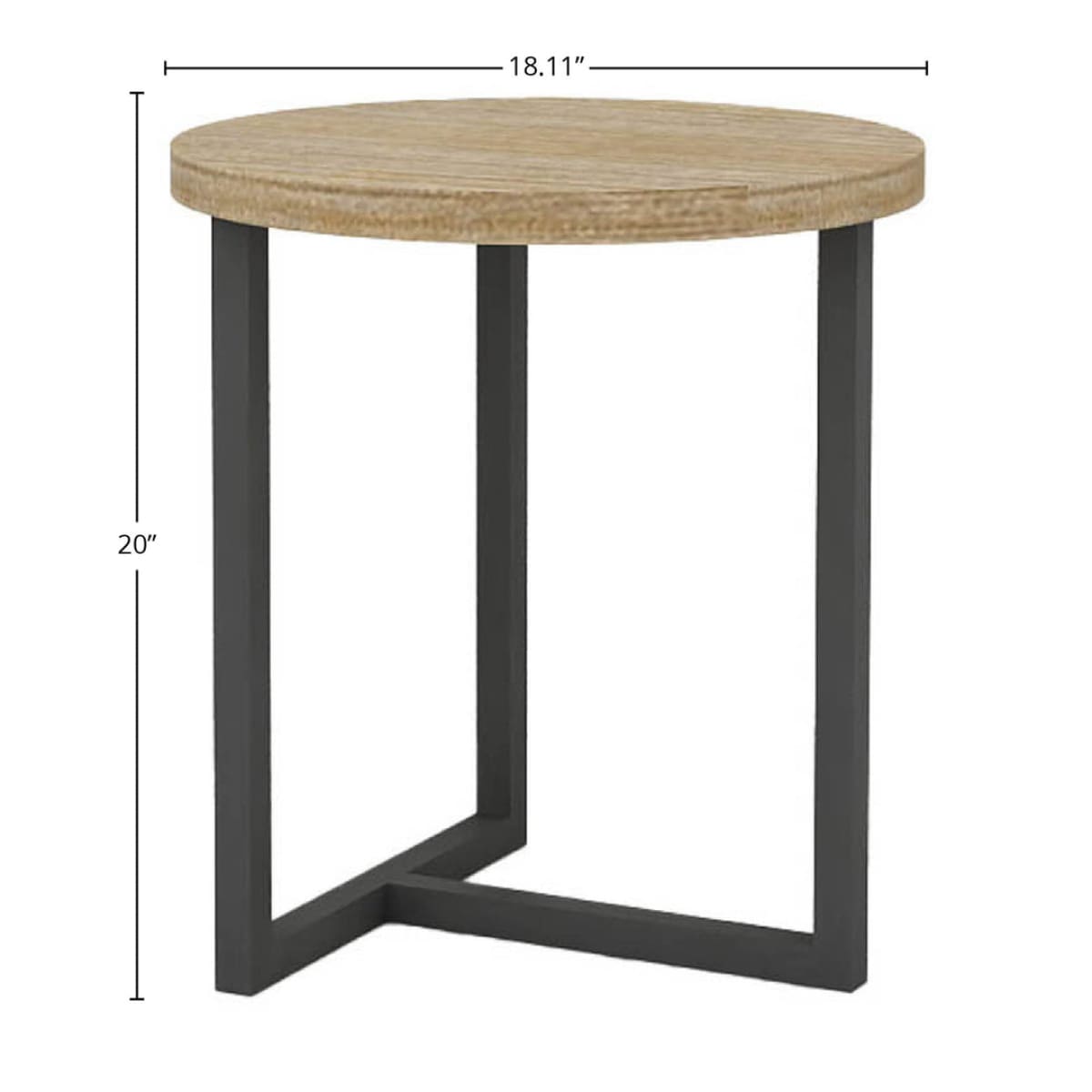 Irondale Round Side Table - lh-import-side-tables