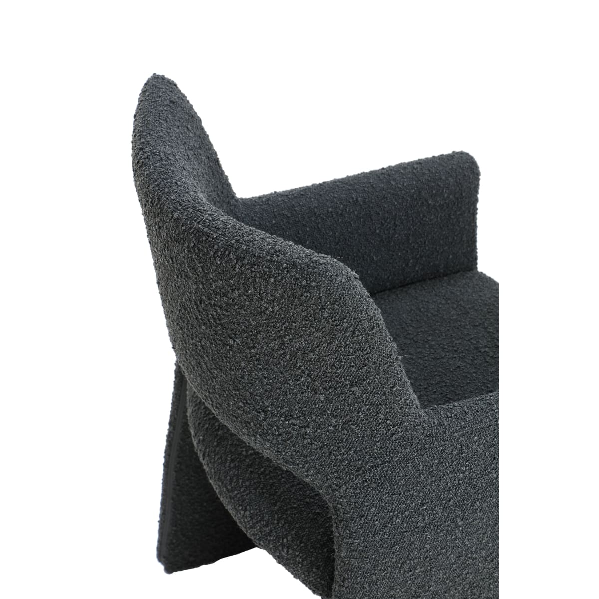 Janet Dining Chair | Black Fabric - dining-chairs