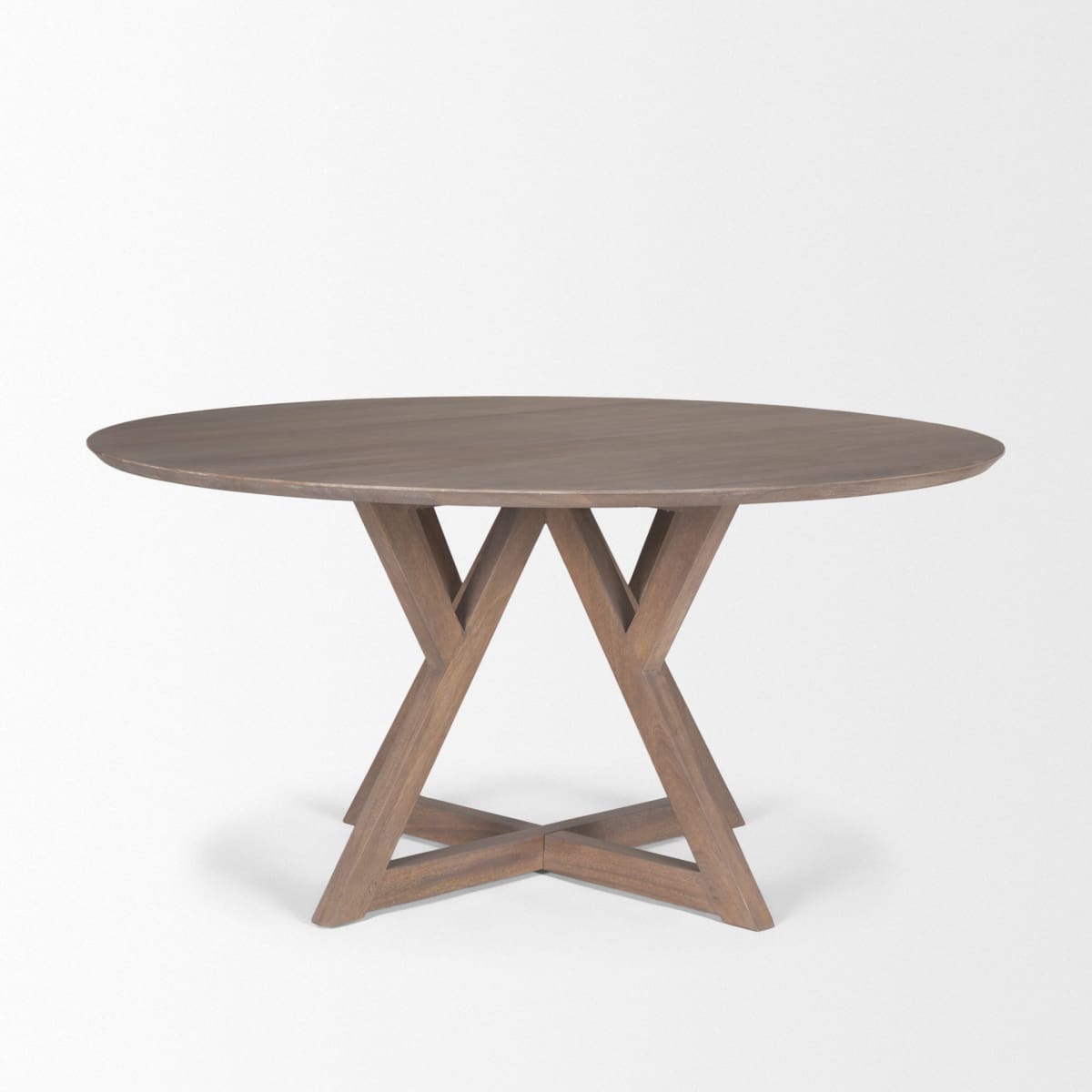 Jennings Dining Table Light Brown Wood | 60’’ - dining-table
