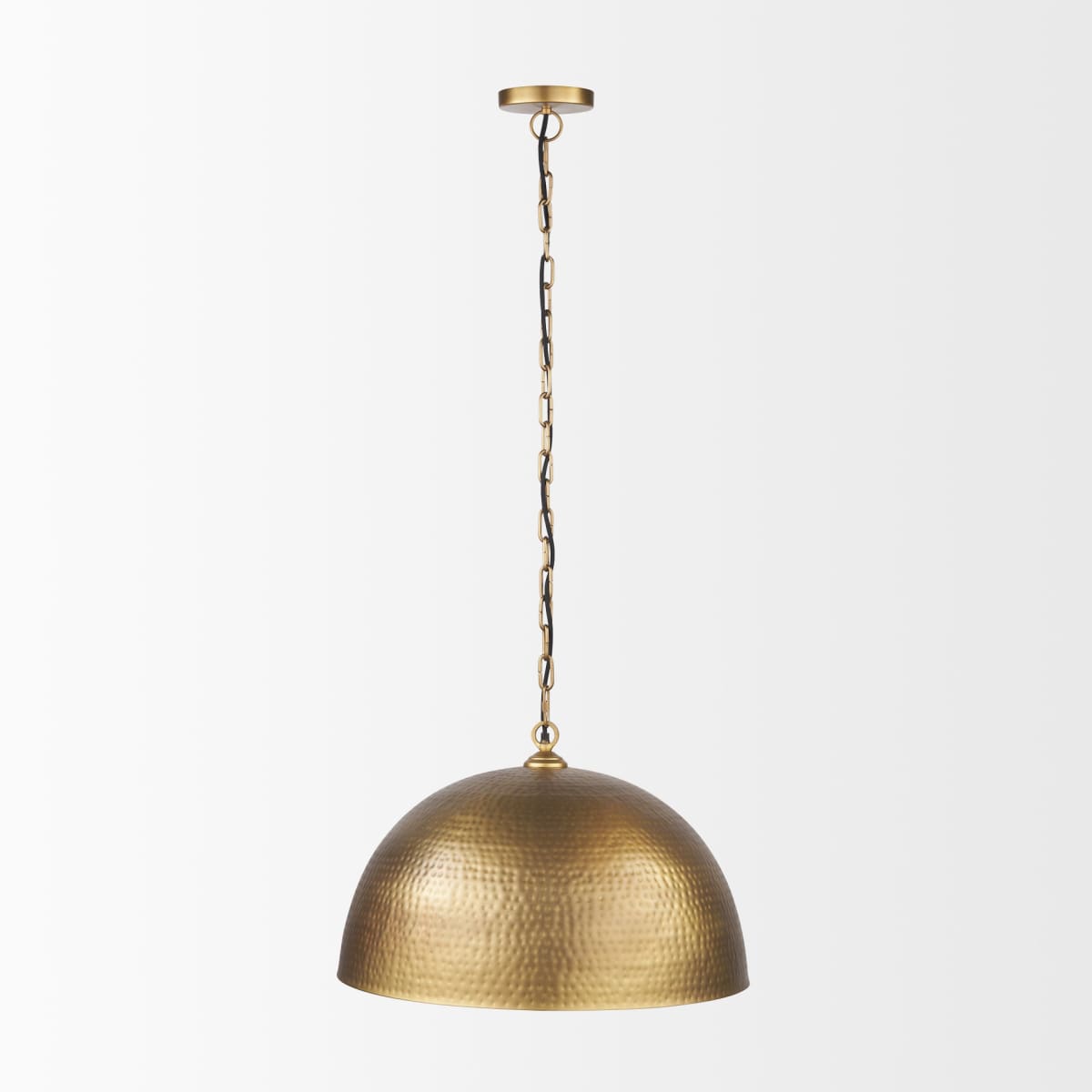 Karina Pendant Light Brass-tone Metal | 24’’ Round - pendant-light