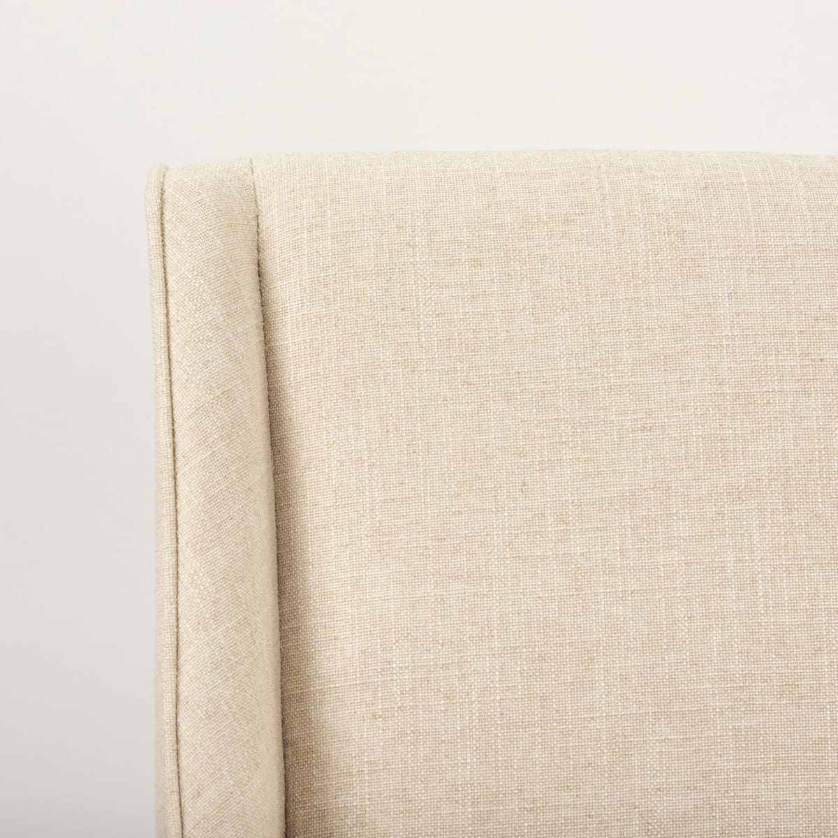 Kensington Upholstered Seat Bar Counter Stool Medium Brown Wood | Cream Upholstery - bar-stools