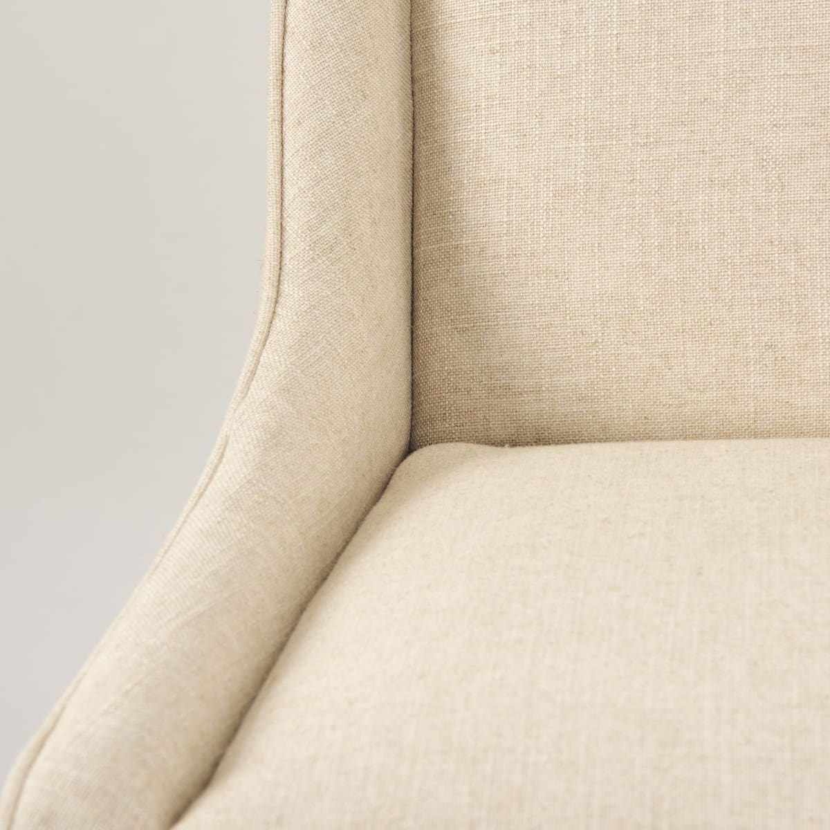 Kensington Upholstered Seat Bar Counter Stool Medium Brown Wood | Cream Upholstery - bar-stools