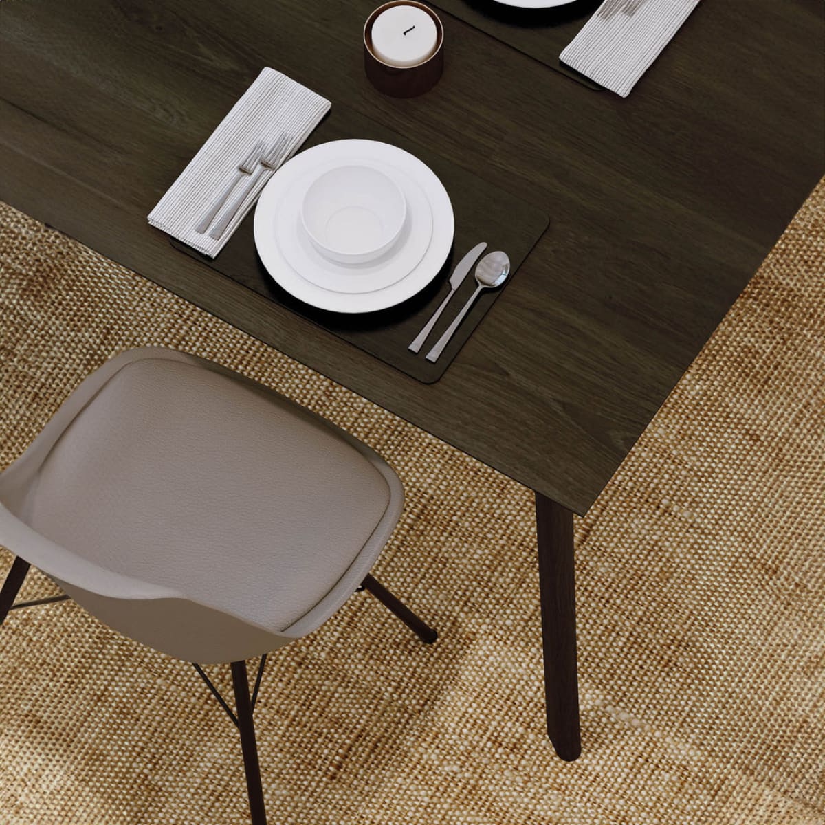 Kenzo Dining Table 71” - Black - lh-import-dining-tables