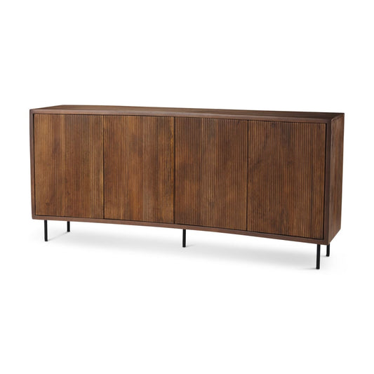 Lance Sideboard Medium Brown Wood - sideboards-and-buffets