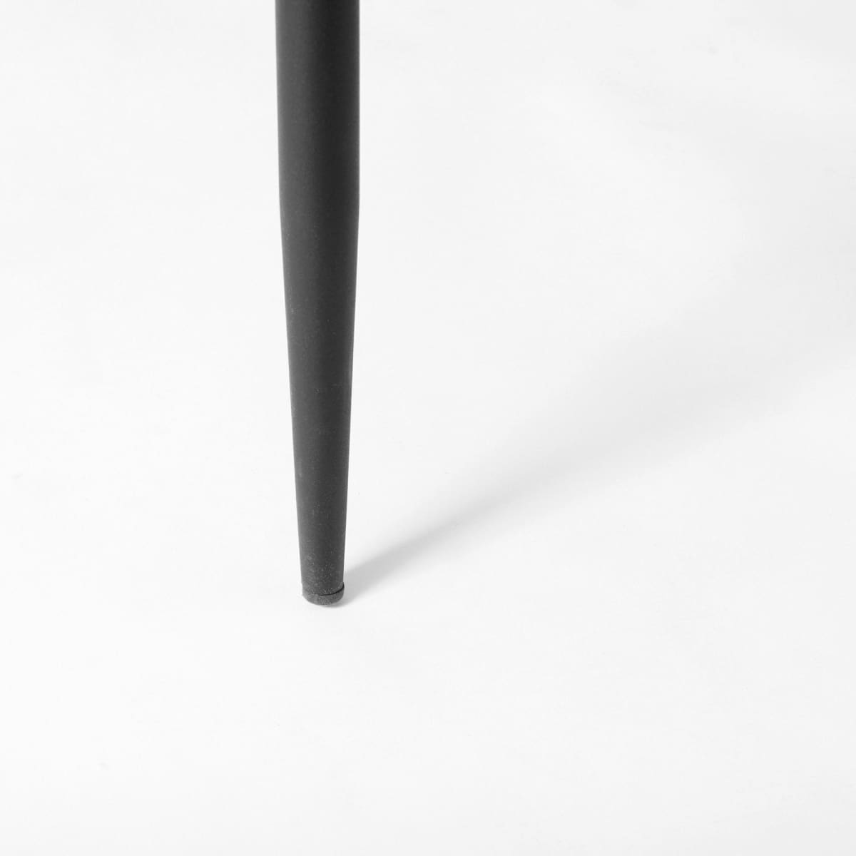 Langston Dining Chair Brown Faux Leather | Black Metal - dining-chairs