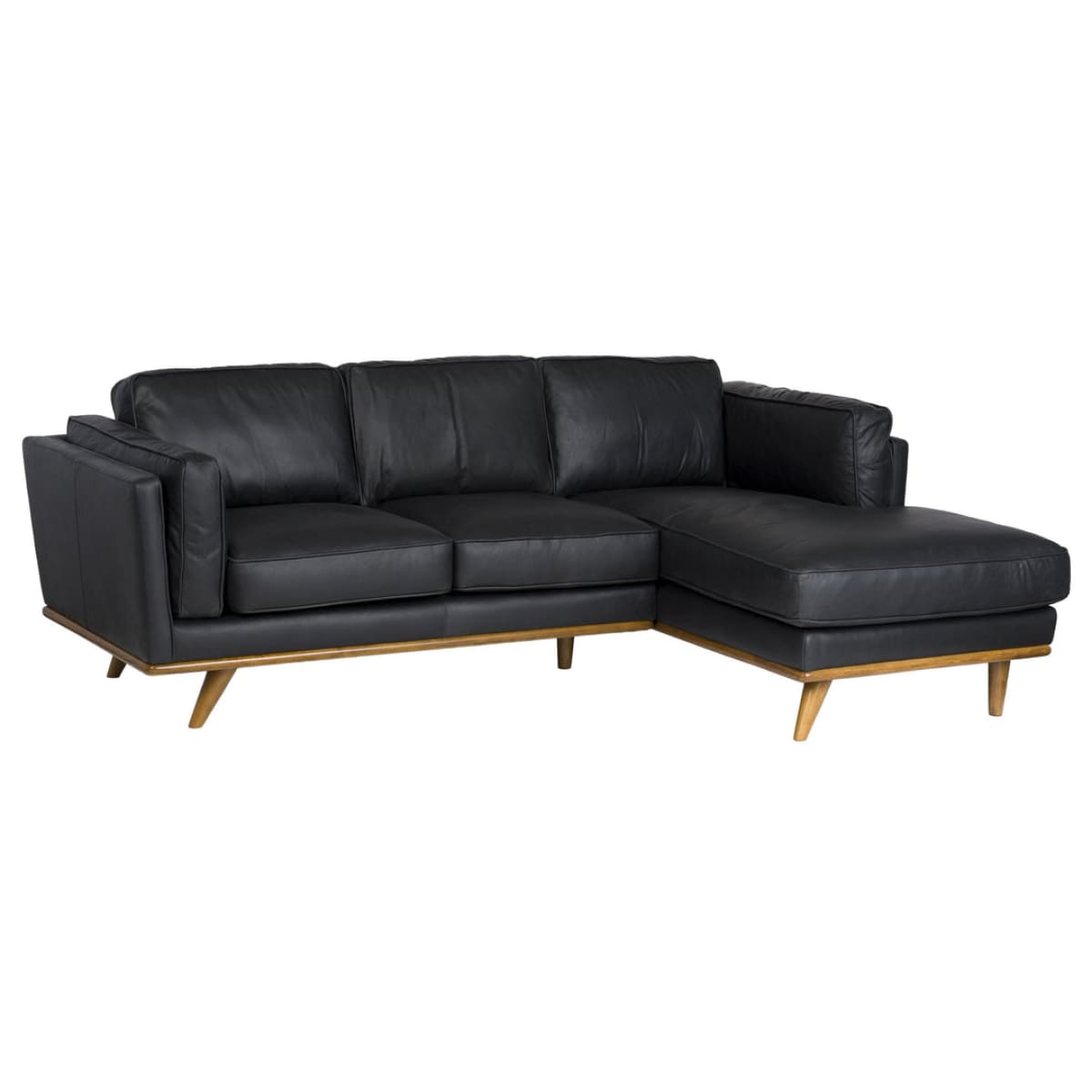 Furniture Barn Las Vegas Aria Right Sectional Charme Black Leather