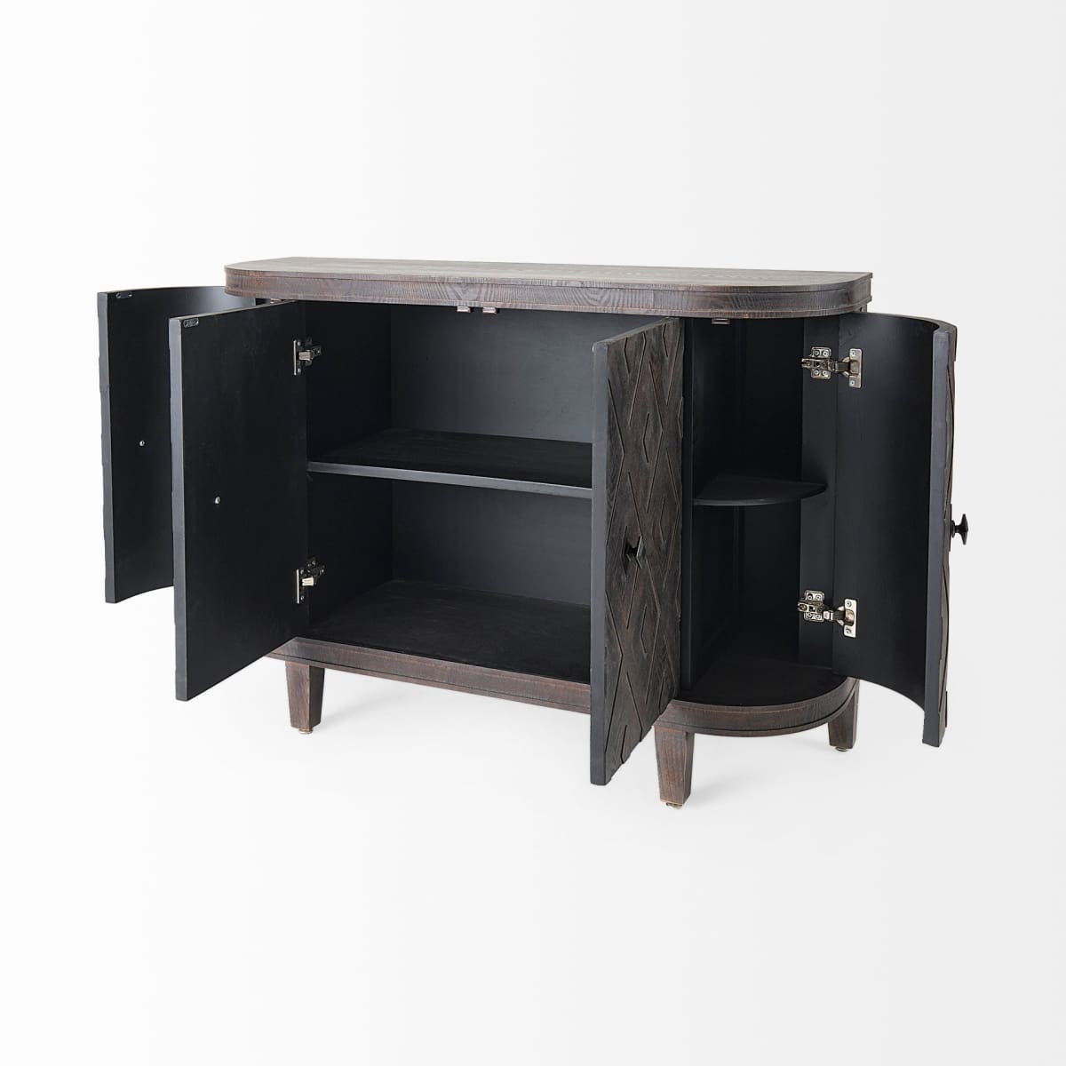 Lennon Accent Cabinet Brown Wood | 47L - acc-chest-cabinets