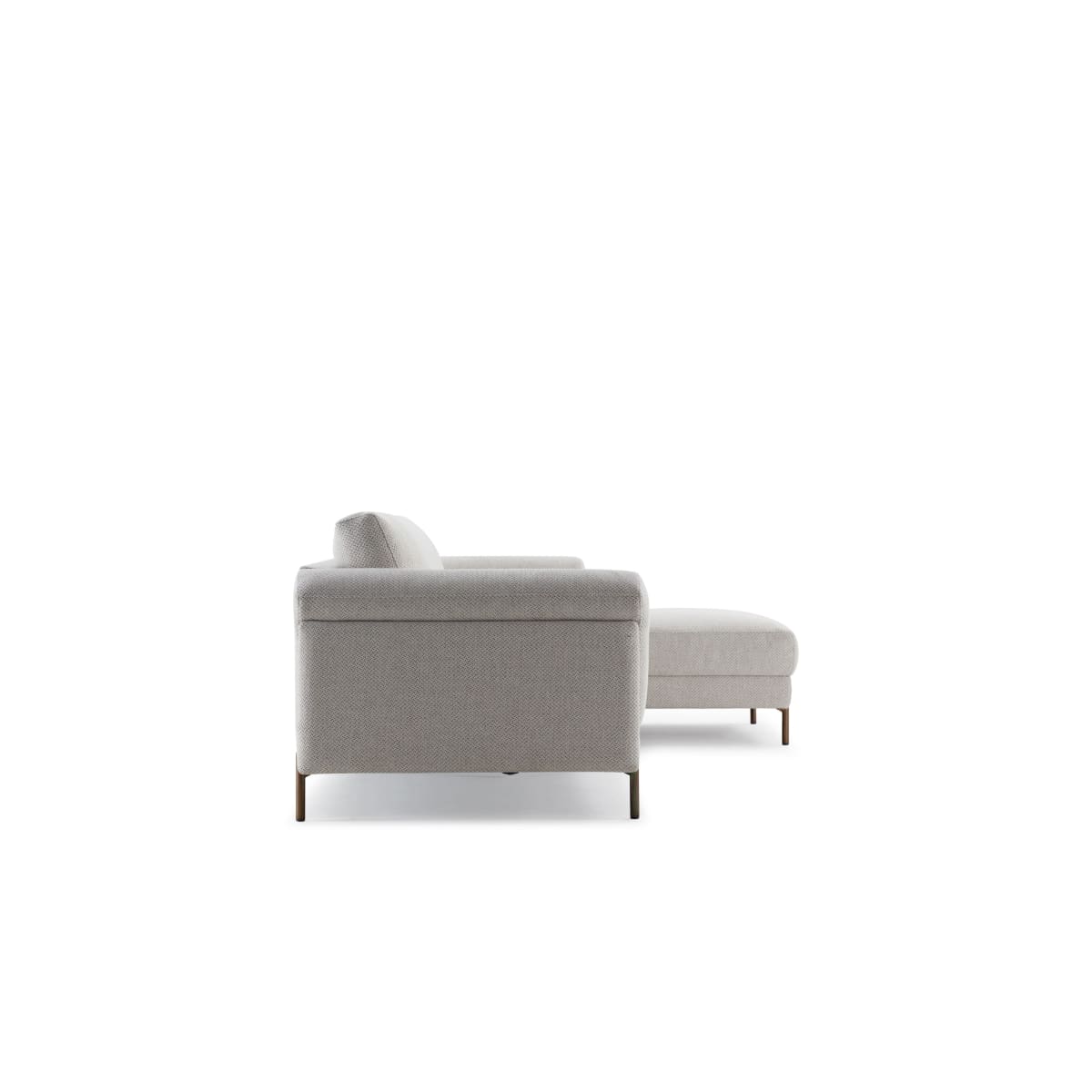 Leo Right-Hand Facing Sectional | Beige Fabric - lh-import-sectionals