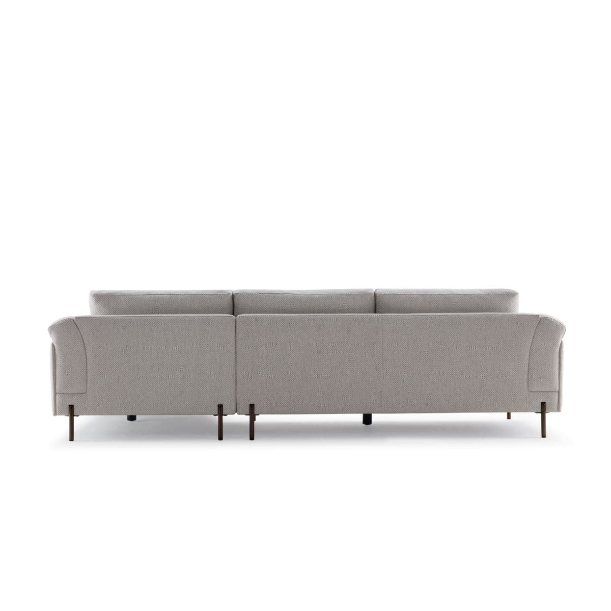 Leo Right-Hand Facing Sectional | Beige Fabric - lh-import-sectionals