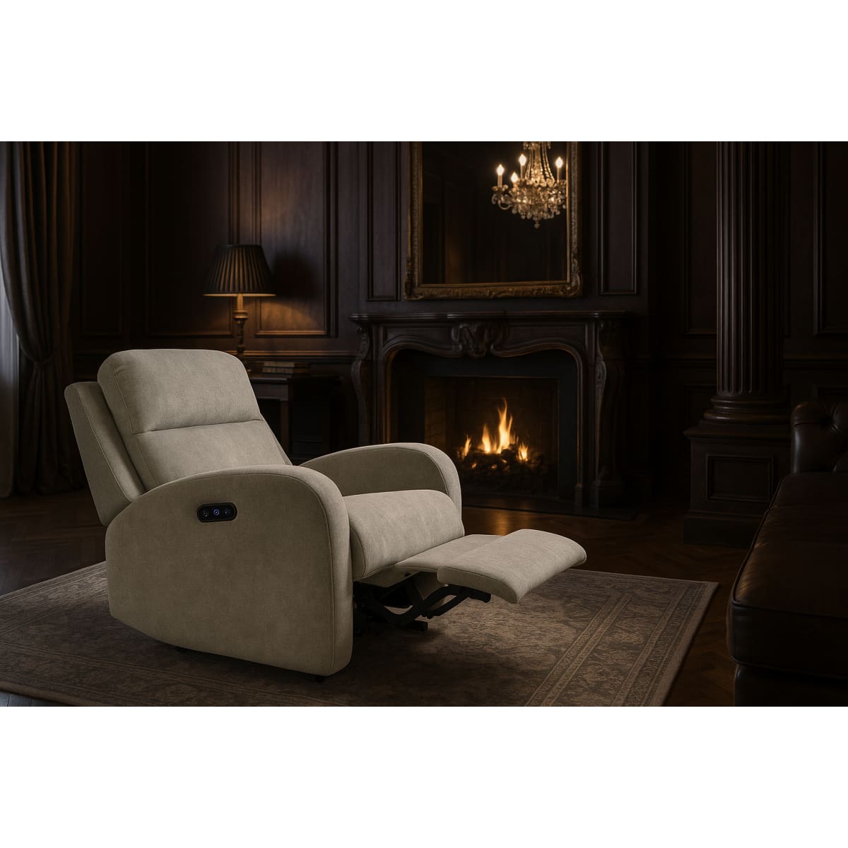 Leonard Swivel Power Rocker Reciner Chair - recliner