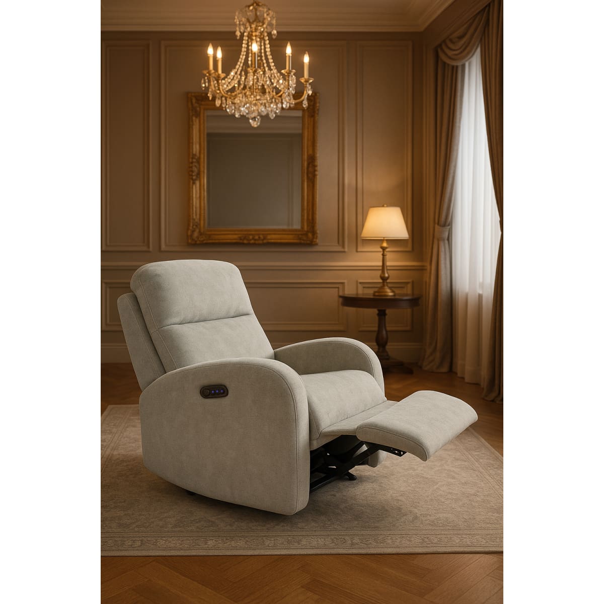 Leonard Swivel Power Rocker Reciner Chair - recliner