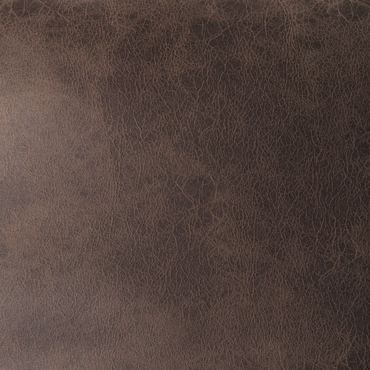 Leonidas Accent Chair Brown Faux Leather | Black Metal - accent-chairs