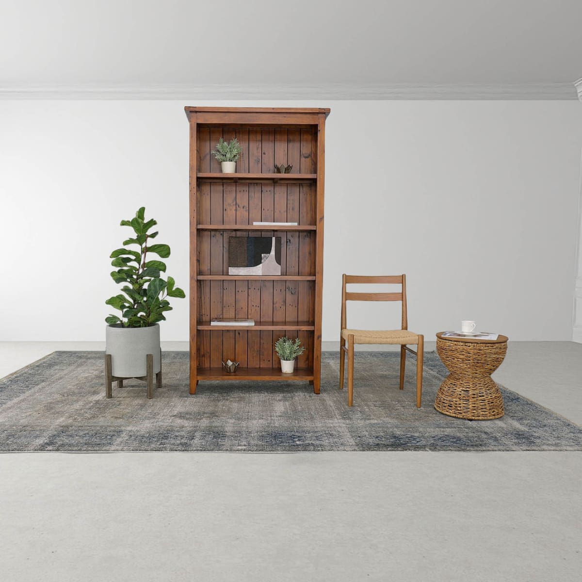 Lifestyle Bookcase - African Dusk - lh-import-shelving-storage