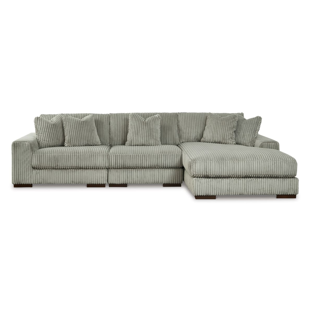 Lindyn Fog 3-Piece Sectional with Chaise - Sectional