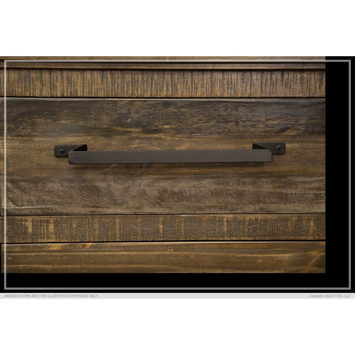 Loft Brown Buffet 60 - 59-3/4 x 19-3/4 x 34-1/4 - Side Board