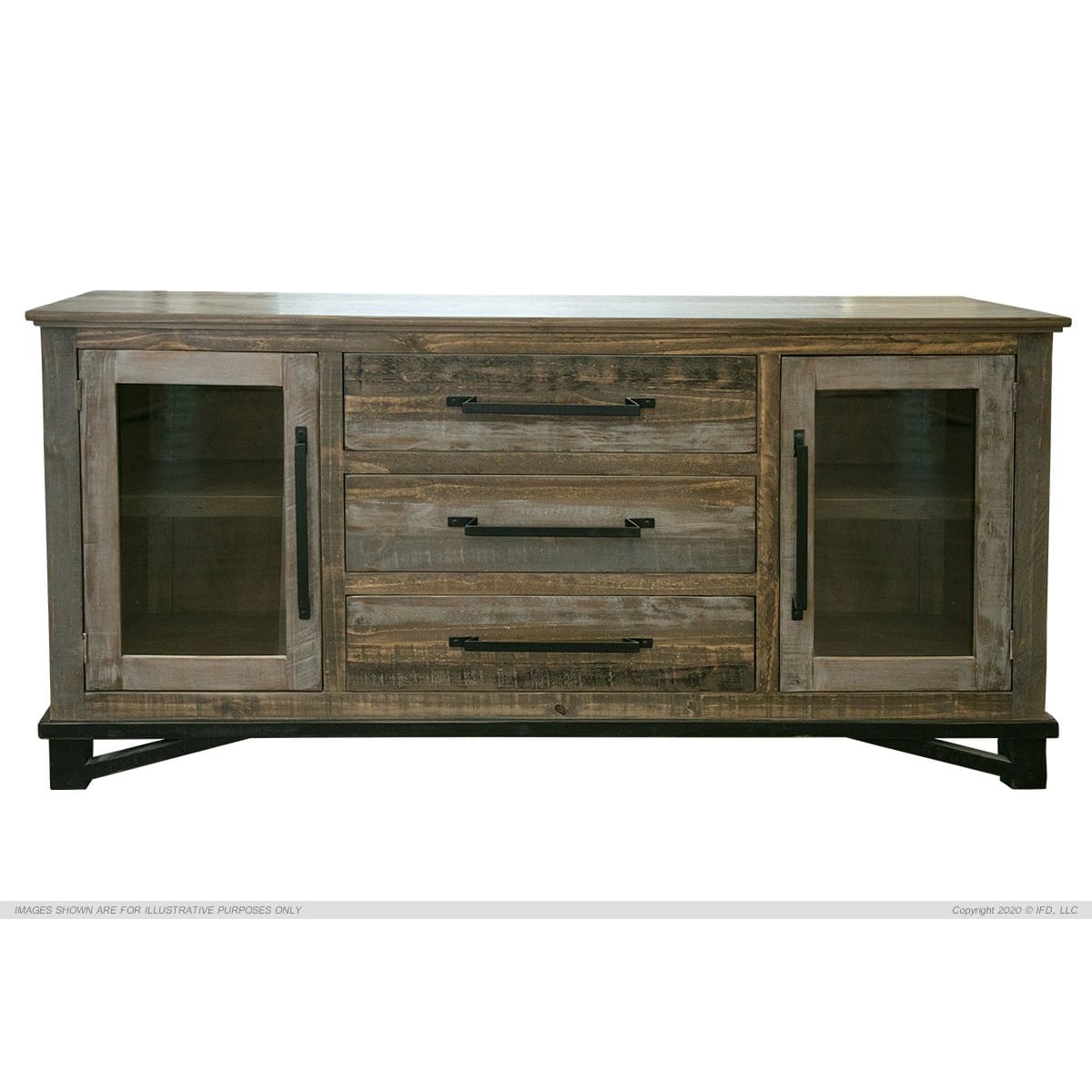 Loft Brown Buffet - 68-3/4 x 19-3/4 x 34-1/4 - Side Board