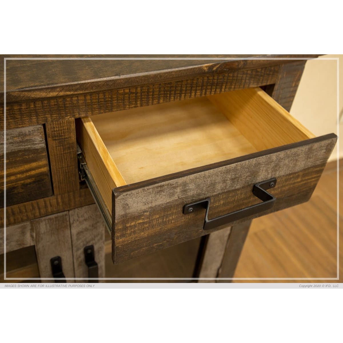 Loft Brown Server - 35-1/2 x 15-3/4 x 35-1/2 - accent cabinet