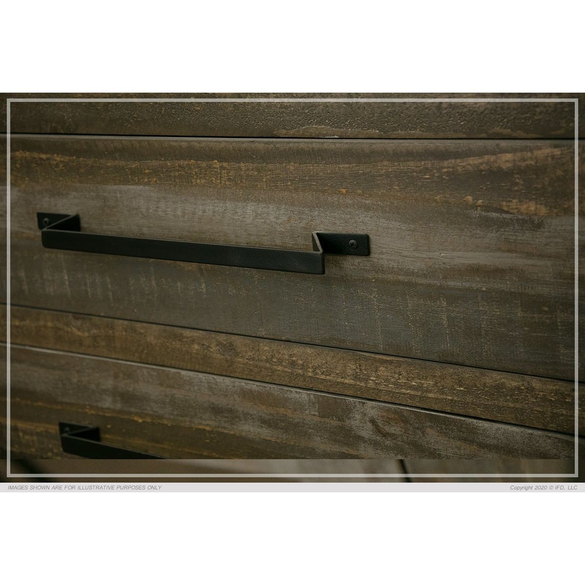 Loft Brown Wall Unit - ENTERTAINMENT CONSOLE